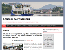 Tablet Screenshot of donegalbaywaterbus.com